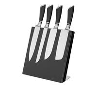 Navaris Soporte magnético para Cuchillos - Bloque magnético de Madera para Utensilios de Cocina - Base imantada para Cuchillo - 27.7 x 27.5 x 12 CM