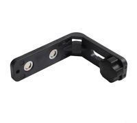 Soporte magnético de nivelación en L con diseño ajustable para niveles láser de 1/4 y 5/8, imanes fuertes para un montaje estable en superficies de metal o (45661)