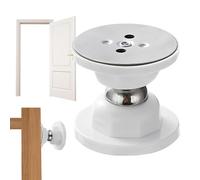 Soporte magnético de puerta de 1/2 - Topes de puerta para montaje en pared, soporte de puerta con imán, protector de pared, topes de puerta magnéticos para zócalos, 5,2 x 5,2 x 5,3 cm