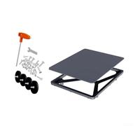 Soporte magnético de rodamiento con cubierta protectora para Starlink Mini, diseñado con aleación de aluminio y 4 imanes para proporcionar una fijación segura y resistencia a la intemperie en los