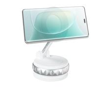 Soporte magnético de succión para teléfono | Dispositivo magnético con ventosa ajustable a 360° para teléfono - Soporte móvil plegable de 360° giratorio para coche y la mayoría de los smartphones