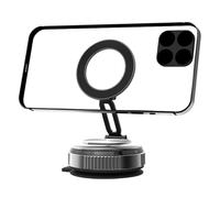 Soporte magnético de succión para teléfono, soporte magnético ajustable para teléfono con rotación de 360 grados, soportes para automóvil, accesorios de camping para consola central y salpicadero del