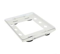 Soporte magnético de techo de acero al carbono para Starlink para Mini con cubierta transparente, 4 imanes de goma para caravana, barco, camión, resistente a los golpes, fácil montaje, color negro