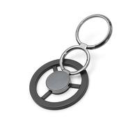 Soporte Magnético De Tres Plegado Anillo,360° Rotación,Agarre Magnético Compatible con iPhone 12/13/14/15 Serie& Android - Negro