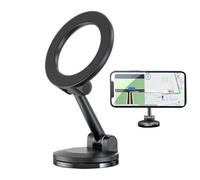 Soporte magnético del teléfono del coche,Soporte magnético del teléfono del coche - Soporte de coche plegable giratorio de 360 grados para teléfono inteligente - Soporte automático para teléfono móvil