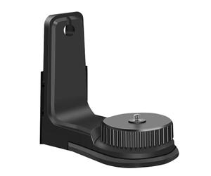 Soporte magnético en L - Base de adaptador giratorio de 360 grados, soporte de posicionamiento de nivelación roscado de 1/4 pulgada, soporte de objetivo de pared pesado