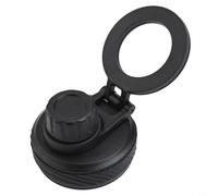 Soporte magnético ergonómico para teléfono y combinación de tapa de botella aislada (negro)