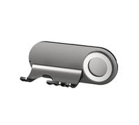 Soporte magnético for boquillas de secador de pelo, soporte de plástico sin taladros, ajuste Universal for Dyson/Leihen, gris/blanco(2PCS)