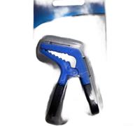 Soporte magnético fuerte para pinceles de pintura con abrazadera lateral doble lata de pintura multiusos (azul)