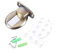 Soporte magnético fuerte para puerta de tope de puerta mini topes magnéticos para puerta de montaje en pared, accesorio de hardware para muebles (bronce)