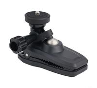 Soporte magnético giratorio de 360 grados para cámara | Soporte de abrazadera de clip para mochila con dientes de tiburón para Insta360 GO X2 X3 One R Pocket Series | Horizontal Vertical