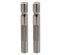 Soporte magnético hexagonal vástago 6 35 mm inserto Bit adaptador para utilizar 4 mm Bits 2 Pack