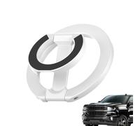 Soporte magnético para anillo de teléfono, soporte de anillo magnético de dos caras, soporte de agarre ajustable de 360 grados, para salpicadero de coche, espejo de casa, soporte para smartphone
