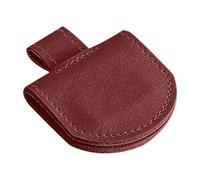 Soporte magnético para bolígrafo, marcapáginas marrón con para bolígrafo, marcador de cuero de estilo retro, para leer, escritores, estudiantes, notas, biblioteca, aula, estudio