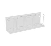 Soporte Magnético Para Botellas De Agua - Acero Al Carbono, Organizador De Bebidas Resistente Con 4 Ranuras | Soporte De Almacenamiento De Montaje En Pared, Accesorios Multiusos Para Refrigerador, Coc