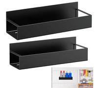 Soporte magnético para botellas de spray montado en la pared, soporte magnético para almacenar latas de spray de carga pesada, juego de 2 unidades, organizador de herramientas de garaje | Organizador