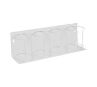 Soporte magnético para botellas, organizador de bebidas para , de almacenamiento resistente de 4 ranuras, fuerte configuración magnética de accesorios de cocina para refrigerador, vaso y