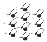 Soporte magnético para bridas,Organizador de Cables de Sujeción - Bases magnéticas para gestión de cables | para Muebles, Coche, Cocina, Oficina, Mesita Noche, Pared