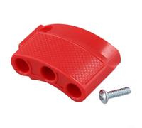 Soporte magnético para brocas de 12 V para destornilladores de impacto, organizador de herramientas de plástico rojo con tornillos de montaje y compartimento extra para tornillos
