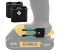 Soporte magnético para brocas DEWALT de 20 V, Galactic Gadgets (negro, 2 unidades)