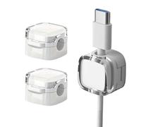 Soporte magnético para cables de carga para teléfono, soporte de gestión de cables, organizador de cables multiuso, organizador de cables, organizador de cables, soporte de cables de carga para