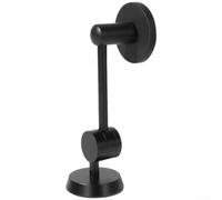 Soporte magnético para café, soporte magnético para bandeja de goteo ajustable 270 grados para ahorrar espacio en la cocina, construcción con instalación sin taladro (negro)