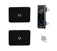 Soporte magnético para cámara compatible con eufy Security Video Doorbell E340, soporte magnético para timbre sin taladro, soporte magnético para superficie de metal, no incluye el timbre