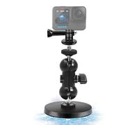 Soporte Magnético para Cámara Compatible con Gopro Hero 13/12/11/10, dji OSMO Action 5 Pro/4, Insta360 X5/X4,Akaso,Apexcam Cámara de Acción, Soporte Magnético con Cabezal de Bola de Rotación de 360°