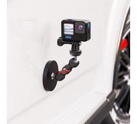 Soporte magnético para cámara con 2 rótulas, compatible con GoPro Hero12/11/10/9/8Black, DJI Osmo Action4/3,