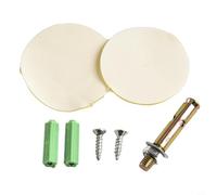 Soporte magnético para caravana y puerta de viaje, ABS de larga duración para caravana, caravana o remolque de tope de puerta para puerta fuerte que atrapa y mantiene (blanco L)