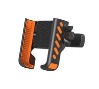 Soporte magnético para carrito de golf con imanes N52 potentes, rotación de 360°, bloqueo con una sola mano, compatible con iPhone 16/15/14, Samsung, Pixel, accesorios para carrito de golf (naranja)