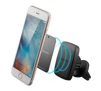 Spigen Hexa-Core Coche - Soporte (Teléfono móvil/Smartphone, Coche, Soporte pasivo, Negro, Policarbonato, Termoplástico de Poliuretano (TPU), Vertical)