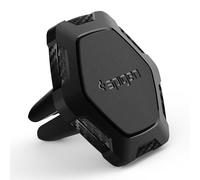 Spigen KUEL [QS11], Soporte Móvil para Coche, Diseño de Carbono en Forma Hexagonal para la ventilación de Aire Gira 360° Grados y Fácil aplicación