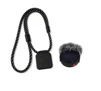 Soporte magnético para correa de cuello para transmisor Insta360 Mic Pro, soporte magnético para el cuello con cordón de liberación rápida para accesorios Insta 360 Mic Pro