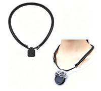 Soporte magnético para correa para el cuello para transmisor de aire Insta360 Mic Pro/Mic, soporte magnético para el pecho con cordón de correa para el cuello, soporte de cuello de liberación rápida