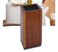 Soporte magnético para cuchillos | Soporte magnético de madera giratorio de 360° de doble cara, para entusiastas de la cocina, hogar, cafetería, apartamento, cocina, bar, tienda de frutas, cajón, club