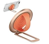 Soporte magnético para de teléfono con adhesivo, soporte giratorio de silicona suave, 7 x 1,5 cm, aleación de aluminio para teléfono universal