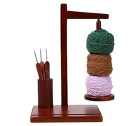 Soporte Magnético para, Estante de Carretes de Madera, Spinner Grande con Soporte para Bolas de, Dispensador de Husillo Antideslizante, Organizador Magnético para Tejer y Bordar