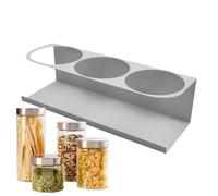 Soporte magnético para latas de 3 ranuras y estante organizador de tazas de cocina, soporte lateral para refrigerador, estante para bebidas para el hogar, oficina, cafetería, apartamento, accesorios p