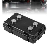 Soporte magnético para llaves debajo del coche, funda magnética con 4 imanes, soporte oculto para llaves de emergencia, impermeable, caja de llaves de emergencia, 19 x 11 x 5 cm, almacenamiento