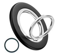 Soporte Magnético para MagSafe, Rotación de 360°, Soporte de Dedo para Teléfono Móvil, Accesorio para MagSafe, Soporte Inteligente para Teléfono Móvil para iPhone 16/15/14 Pro MAX, 12/13 Pro, Negro