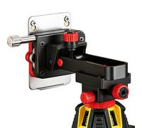 Soporte magnético para nivel, almacenamiento de niveles, ajuste fino izquierdo y derecho y soporte giratorio de pared de 360 grados. Para trabajos de construcción de pared, corte de tuberías