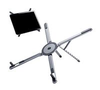 Soporte magnético para ordenador portátil | Soporte magnético de aluminio para ordenador portátil y tableta | Soporte magnético para teléfono - para viajes de oficina al aire casa PC de oficina
