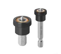 Soporte magnético para puntas de destornillador con cruceta y vástago hexagonal para una conducción eficiente de tornillos de yeso con taladro eléctrico o taladro inalámbrico (50 mm)