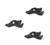 Soporte magnético para tanque de 6 piezas, soporte de cocina para camping, con diseño elevado y estabilidad segura para evitar el movimiento (negro)