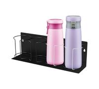 Soporte magnético para tazas, 43 cm, resistente, con 4 ranuras, para refrigerador, cocina, hogar, apartamento, oficina, tienda