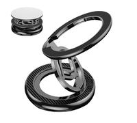 Soporte magnético para teléfono - 5,8 x 5,8 x 1 cm, soporte para agarre en el gimnasio ajustable, posicionamiento seguro del teléfono, rotación de 360 grados | para gimnasio