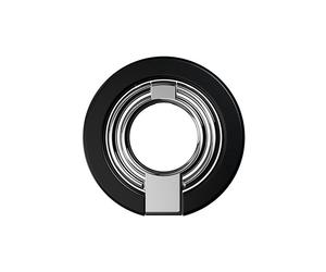 Soporte Magnético para Teléfono Celular con Anillo Giratorio de 180 y Agarre de Metal Ultrafino para un Mejor Uso con una Sola Mano, Color Negro