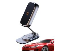 Soporte magnético para teléfono celular, plegable, soporte adhesivo para teléfono de coche con imán fuerte para el salpicadero del coche