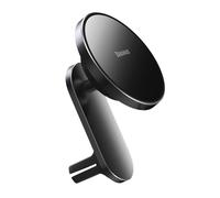 Soporte para automóvil Magsafe Baseus con carga negra